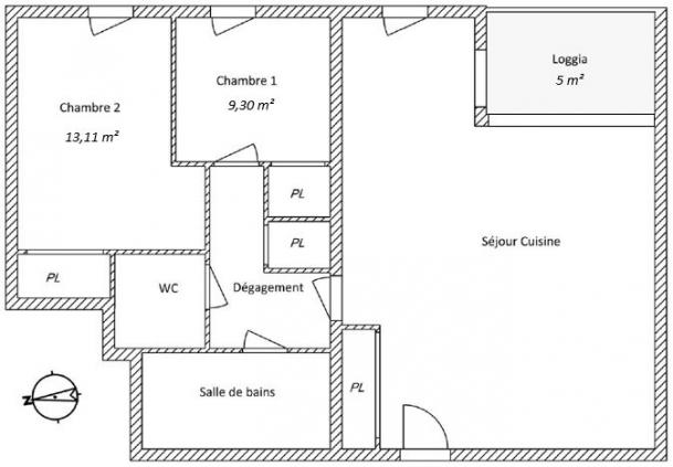 Bel appartement T3 rénové - Photo 5 - Fos-sur-Mer