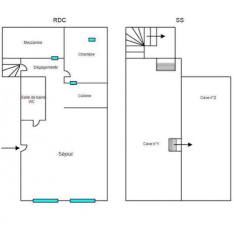 Appartement atypique / 2 pièces / 37 m² - Photo 7 - Grasse